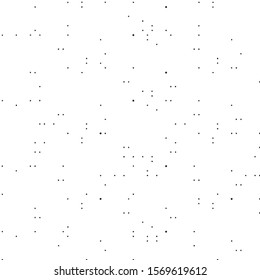 Spotted black and white grunge vector line background. Abstract halftone illustration background. Grunge grid polka dot background pattern