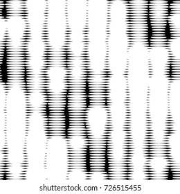 Spotted black and white grunge vector line background. Abstract illustration background. Grunge grid polka dot background pattern
