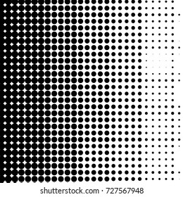 Spotted black and white grunge vector line background. Abstract illustration background. Grunge grid polka dot background pattern
