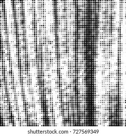 Spotted black and white grunge vector line background. Abstract illustration background. Grunge grid polka dot background pattern
