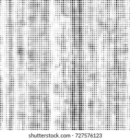 Spotted black and white grunge vector line background. Abstract illustration background. Grunge grid polka dot background pattern
