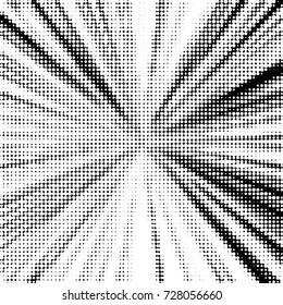 Spotted black and white grunge vector line background. Abstract illustration background. Grunge grid polka dot background pattern
