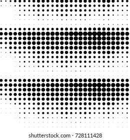 Spotted black and white grunge vector line background. Abstract illustration background. Grunge grid polka dot background pattern
