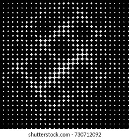 Spotted black and white grunge vector line background. Abstract illustration background. Grunge grid polka dot background pattern

