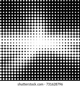 Spotted black and white grunge vector line background. Abstract halftone illustration background. Grunge grid polka dot background pattern
