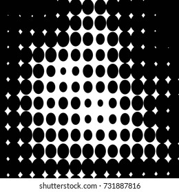 Spotted black and white grunge vector line background. Abstract halftone illustration background. Grunge grid polka dot background pattern
