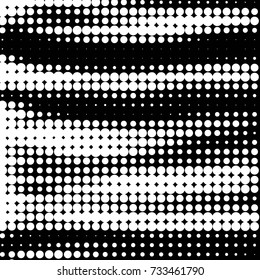 Spotted black and white grunge vector line background. Abstract halftone illustration background. Grunge grid polka dot background pattern