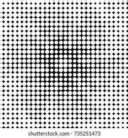 Spotted black and white grunge vector line background. Abstract halftone illustration background. Grunge grid polka dot background pattern
