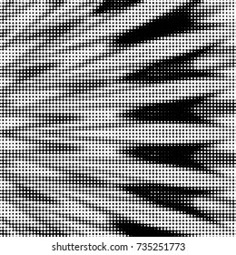 Spotted black and white grunge vector line background. Abstract halftone illustration background. Grunge grid polka dot background pattern