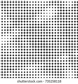 Spotted black and white grunge vector line background. Abstract halftone illustration background. Grunge grid polka dot background pattern