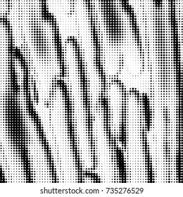 Spotted black and white grunge vector line background. Abstract halftone illustration background. Grunge grid polka dot background pattern