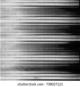 Spotted black and white grunge vector line background. Abstract halftone illustration background. Grunge grid polka dot background pattern