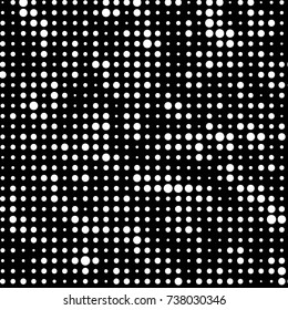 Spotted black and white grunge vector line background. Abstract halftone illustration background. Grunge grid polka dot background pattern