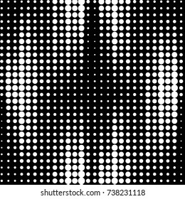 Spotted black and white grunge vector line background. Abstract halftone illustration background. Grunge grid polka dot background pattern