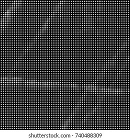 Spotted black and white grunge vector line background. Abstract halftone illustration background. Grunge grid polka dot background pattern