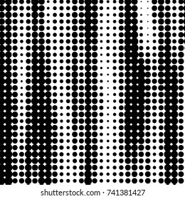 Spotted black and white grunge vector line background. Abstract halftone illustration background. Grunge grid polka dot background pattern