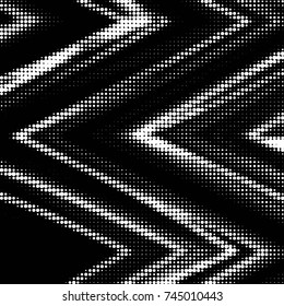 Spotted black and white grunge vector line background. Abstract halftone illustration background. Grunge grid polka dot background pattern