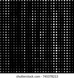 Spotted black and white grunge vector line background. Abstract halftone illustration background. Grunge grid polka dot background pattern