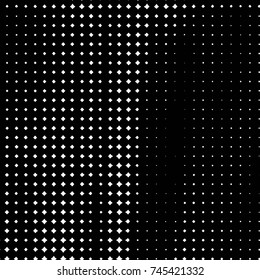 Spotted black and white grunge vector line background. Abstract halftone illustration background. Grunge grid polka dot background pattern