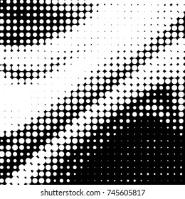 Spotted black and white grunge vector line background. Abstract halftone illustration background. Grunge grid polka dot background pattern
