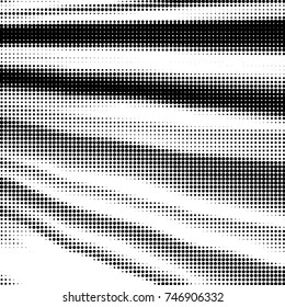 Spotted black and white grunge vector line background. Abstract halftone illustration background. Grunge grid polka dot background pattern