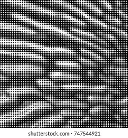 Spotted black and white grunge vector line background. Abstract halftone illustration background. Grunge grid polka dot background pattern