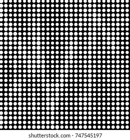 Spotted black and white grunge vector line background. Abstract halftone illustration background. Grunge grid polka dot background pattern