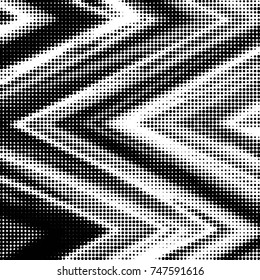 Spotted black and white grunge vector line background. Abstract halftone illustration background. Grunge grid polka dot background pattern