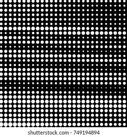 Spotted black and white grunge vector line background. Abstract halftone illustration background. Grunge grid polka dot background pattern