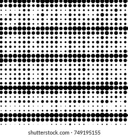 Spotted black and white grunge vector line background. Abstract halftone illustration background. Grunge grid polka dot background pattern