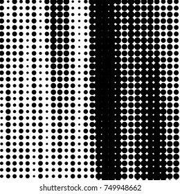 Spotted black and white grunge vector line background. Abstract halftone illustration background. Grunge grid polka dot background pattern