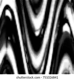 Spotted black and white grunge vector line background. Abstract halftone illustration background. Grunge grid polka dot background pattern