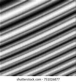 Spotted black and white grunge vector line background. Abstract halftone illustration background. Grunge grid polka dot background pattern