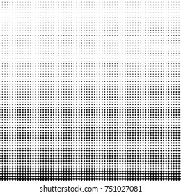 Spotted black and white grunge vector line background. Abstract halftone illustration background. Grunge grid polka dot background pattern