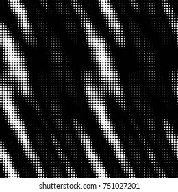 Spotted black and white grunge vector line background. Abstract halftone illustration background. Grunge grid polka dot background pattern
