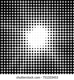 Spotted black and white grunge vector line background. Abstract halftone illustration background. Grunge grid polka dot background pattern