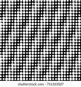 Spotted black and white grunge vector line background. Abstract halftone illustration background. Grunge grid polka dot background pattern