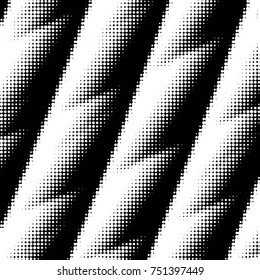 Spotted black and white grunge vector line background. Abstract halftone illustration background. Grunge grid polka dot background pattern