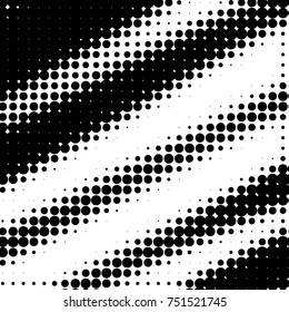 Spotted black and white grunge vector line background. Abstract halftone illustration background. Grunge grid polka dot background pattern