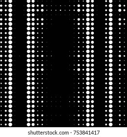 Spotted black and white grunge vector line background. Abstract halftone illustration background. Grunge grid polka dot background pattern
