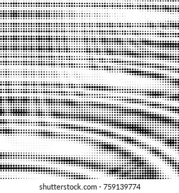 Spotted black and white grunge vector line background. Abstract halftone illustration background. Grunge grid polka dot background pattern