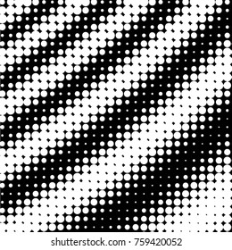 Spotted black and white grunge vector line background. Abstract halftone illustration background. Grunge grid polka dot background pattern