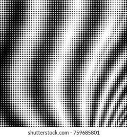 Spotted black and white grunge vector line background. Abstract halftone illustration background. Grunge grid polka dot background pattern