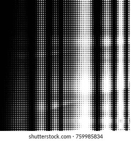 Spotted black and white grunge vector line background. Abstract halftone illustration background. Grunge grid polka dot background pattern