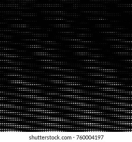 Spotted black and white grunge vector line background. Abstract halftone illustration background. Grunge grid polka dot background pattern