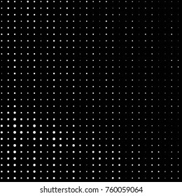 Spotted black and white grunge vector line background. Abstract halftone illustration background. Grunge grid polka dot background pattern
