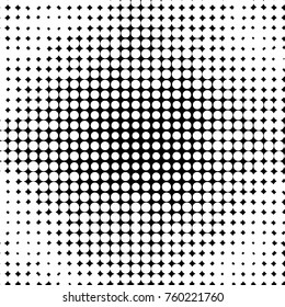 Spotted black and white grunge vector line background. Abstract halftone illustration background. Grunge grid polka dot background pattern