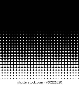 Spotted black and white grunge vector line background. Abstract halftone illustration background. Grunge grid polka dot background pattern