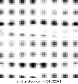 Spotted black and white grunge vector line background. Abstract halftone illustration background. Grunge grid polka dot background pattern