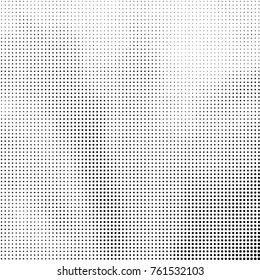 Spotted black and white grunge vector line background. Abstract halftone illustration background. Grunge grid polka dot background pattern